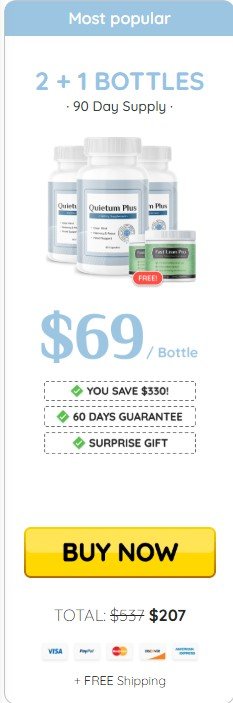 Quietum Plus Buy 3 Bottle